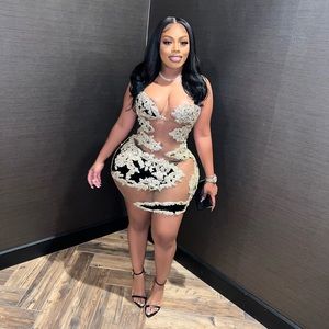 Special Occasion Dress Made By @evelynmoda on IG! Can fit M/L but alter to small